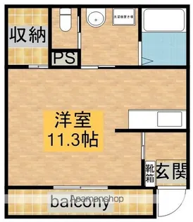 プランドール【1階】の間取り
