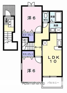 グリーンヒルズ社が丘【2階】の間取り