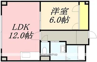 リヴェール杉並【101号室】の間取り