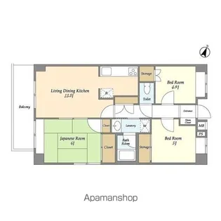 MFUグレー上野毛【4階】の間取り