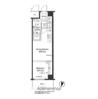 グランハイツ高田馬場【7階】の間取り