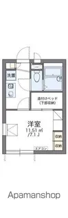 レオパレスピノ【2階】の間取り