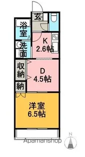 ローズガーデン青山【1階】の間取り