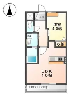 LAVITA【201号室】の間取り