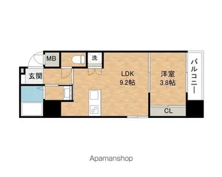 アヴァンドールIZUMISANOアネックス・アヴァンドール泉佐野【707号室】の間取り