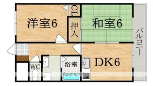 プリオール大安寺【4階】の間取り
