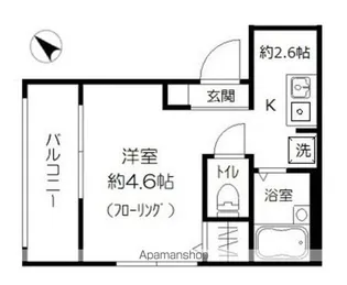 MELDIA池袋【1階】の間取り