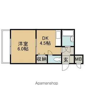 ライオンズマンション今治日吉町【5階】の間取り