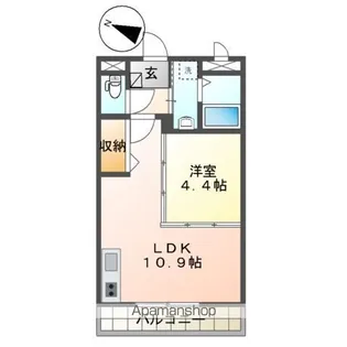 ピュアガーデン美穂【3階】の間取り