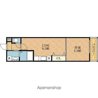 フジパレス茨木南【1階】の間取り