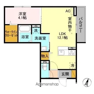 セジュール小張木【2階】の間取り