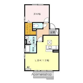 ヴェールちい【1階】の間取り