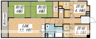 ファミール別府【5階】の間取り