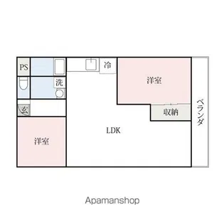 ザ・ガーデンテラス尾曳町【4階】の間取り