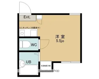 アイコートサティス【101号室】の間取り