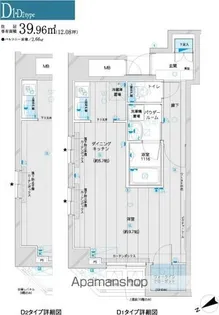 メインステージ浅草橋Ⅱ【10階】の間取り