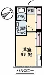 徳島県徳島市末広3丁目【アパート】の間取り