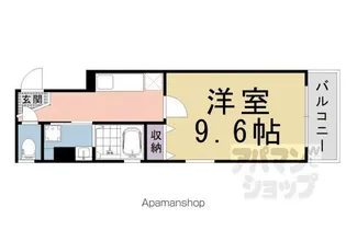 KNスクエア【201号室】の間取り