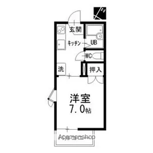 ヴィラ四谷【2階】の間取り