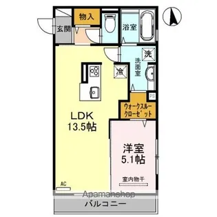 シエロ グランデ【101号室】の間取り