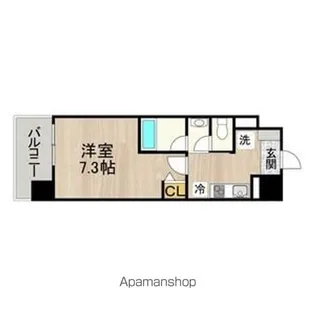 CITY SPIRE 名古屋本陣【11階】の間取り