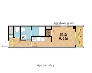 LIVE SQUARE 豊秀【403号室】の間取り