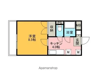 シティコートⅢ西鉄下大利駅前【3階】の間取り