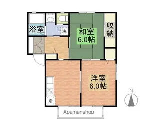 エスタシオン【202号室】の間取り
