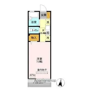 キャッスル Ⅰ【1階】の間取り