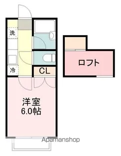 プリンスハイツ柏木【203号室】の間取り