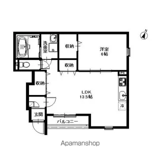 リーブル ピスケス【1階】の間取り