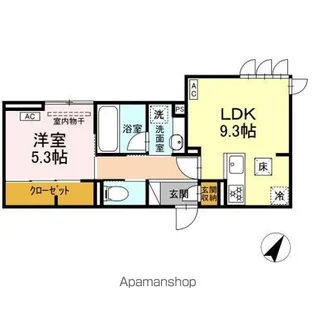 D CREST八幡4丁目【1階】の間取り