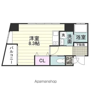 フォーチュネイト高麗【403号室】の間取り