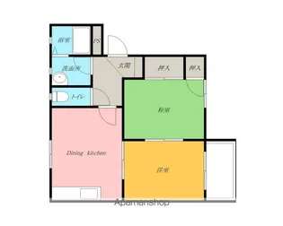 コートボナールA棟【2階】の間取り