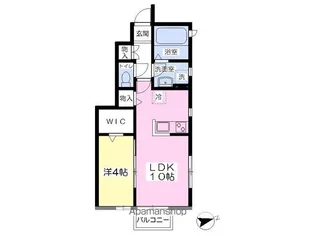 ファミーユ南材【1階】の間取り