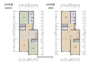 シーサイドヴィラ鳴門【204号室】の間取り