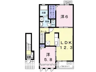 SHALION A【2階】の間取り