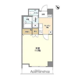 ステーションサイドなかむら【9階】の間取り