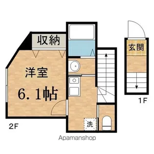 メゾンドソレイユ大塚【2階】の間取り