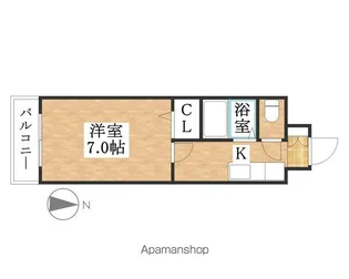 リベルテ大金【2階】の間取り
