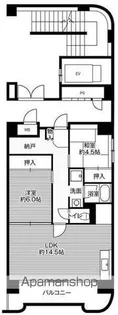 ビレッジハウス桜台タワー2号棟【9階】の間取り