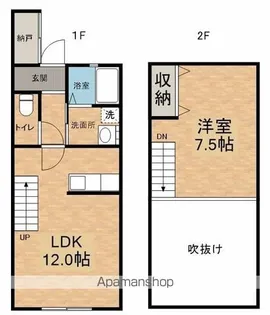 アルブルノワール【2号室号室】の間取り