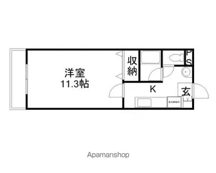 ピアシティ南方【4階】の間取り