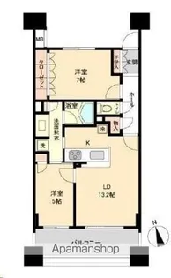 ドゥーエ仙台イースト【13階】の間取り