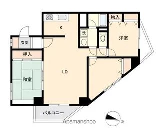 グリーンパーク小松島【7階】の間取り