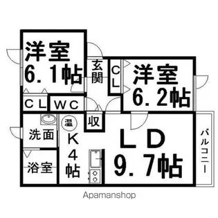 ら・ふれーず【1階】の間取り