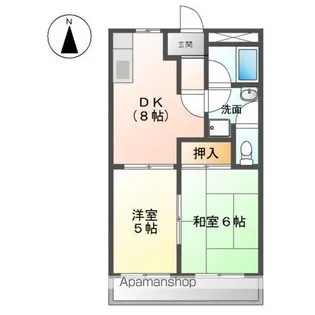 グリーンヒルズⅡ【2階】の間取り