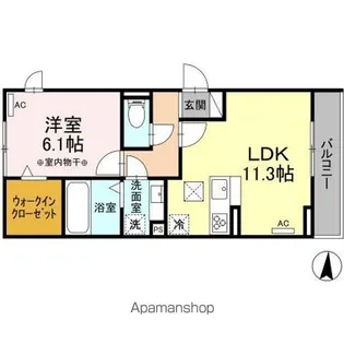 ソラーレ【1階】の間取り