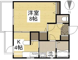ラフィーネ大供【2階】の間取り