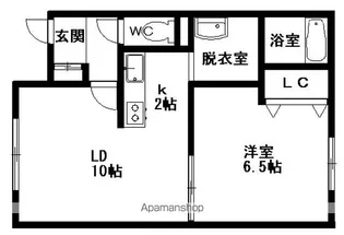 イーストワン【302号室】の間取り